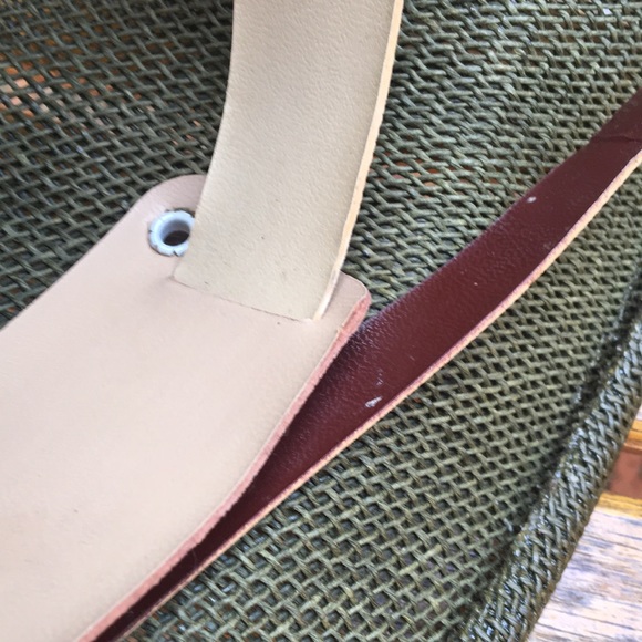 Olive drab safari pith hat mesh adjustable leather strap sun cap wide brim - Picture 9 of 12